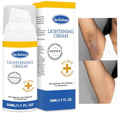 Intimate Areas Skin Lightening Cream for Private Parts, Underarm, Intimate Area, Bikini Area, Inner Thighs, Knees, Elbows, Bleach Skin Bleaching Whitening Cream For Body