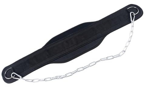 Ceinture lestée - Harnais de plongée pour l'haltérophilie avec chaîne en acier - Accessoire de musculation robuste pour pull-up- bodybuilding