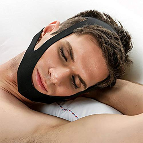 ITODA Anti Schnarch Kinnriemen Damen Herren Schnarchstopper Verstellbar Anti Schnarch Geräte verstellbar Schnarchen Kinnband Schlaf Schnarchreduzierung für Frauen und Männer Schnarchlösung