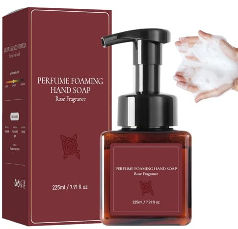 Savon liquide pour les mains, nettoyant moussant pour les mains, 14,8 x 6,8 cm, soin de la peau doux, formule hydratante, protection douce au toucher pour voyage, maison, salle de bain, cuisine