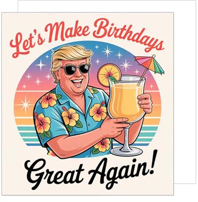 Edition Seidel Premium quadratische Geburtstagskarte mit Umschlag. Glückwunschkarte Happy Birthday Karte mit englischem Text für ihn sie Mann Frau Freund Freundin lustig Humor (GQ431 SW025)