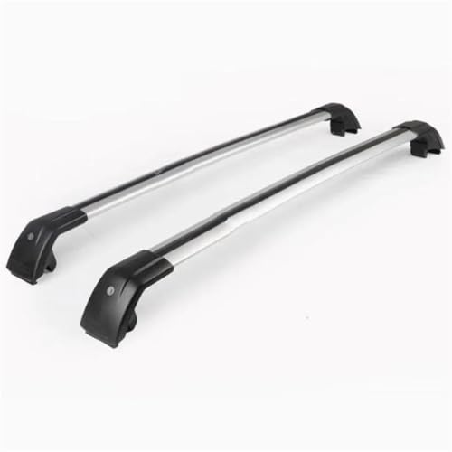 YYTEMD Supporto per Trave Trasversale in Lega di Alluminio per Ricambi Auto Portapacchi Supporto per Portapacchi sul Tetto Supporto per Bagagli per V&olvo V40 SUV(Black+Silver)