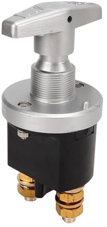 CYTGOUPER Universal Batterie Trennschalter 12V 500A, Professioneller Wasserdicht Batterieschalter 12V 500A Wasserdicht, Batterie Hauptschalter 12 Volt für Auto, Boot, Lkw, Yacht und Wohnmobil