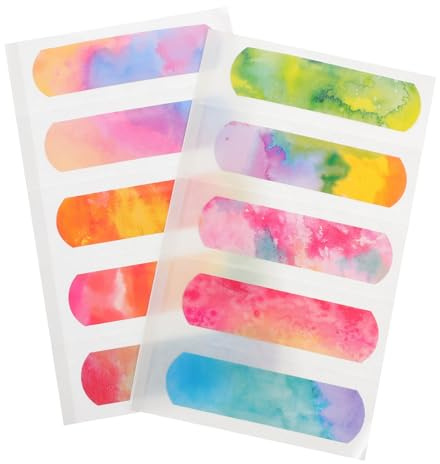 WEKADRIN 200pcs Waterproof Breathable Adhesive Wound Bandages for Boys and Girls Colorful Cartoon Designs, Disposable Hemostatic Patches for Finger and Wounds