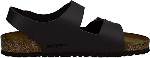 Birkenstock Womens Milano Black Synthetic Sandals 40 EU