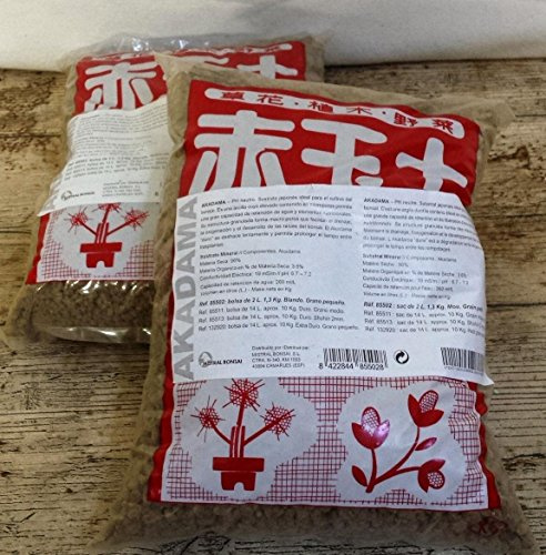 Flores Frescas Online Tierra Akadama Premium para Bonsai 2 litros Portes Gratis