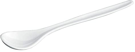 Home Xpert 10er Pack Eierlöffel, Babylöffel, Joghurtlöffel, 14,5 cm, weiß