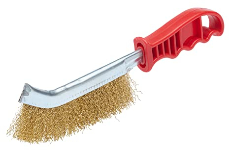 Fit For The Job Universal Wire Brush for Heavy Duty Cleaning of Wood, Metal, Masonry and More, Paint & Grime Removal, Cleaning Rust, Grills, Tiles, Wood, Metal, Brick, Masonry