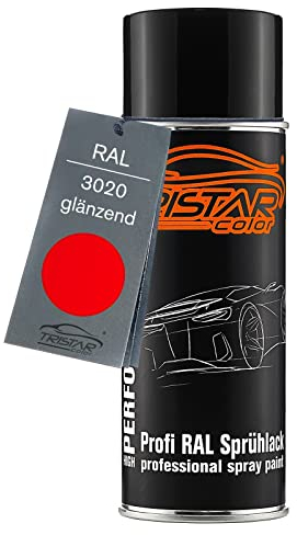 TRISTARcolor RAL 3020 Verkehrsrot Spraydose 400 ml glänzend schnelltrocknend