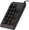 VBESTLIFE Tastiera numerica USB, 19 tasti, 3 colori, portatile, mini cuscinetto numerico, tastiera meccanica da gioco per computer portatile e desktop PC