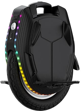 KINGSONG Elektrisches Einrader KS-16XS, Erwachsene, Schwarz, 2000W Motor, 777-Wh-Akku, Reichweite bis zu 75km, 20km/h begrenzt, 16 Luftreifen, Lautsprecher und Bluetooth
