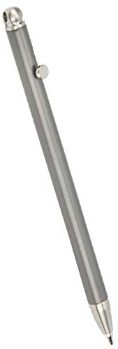 CHICIRIS Mini bolígrafo, bolígrafo de Titanio Puro Duradero, Multifuncional, portátil, Ligero, Llavero, bolígrafo, Herramienta de Escritura de Limpieza Suave(Gris)
