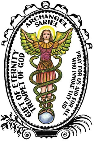 Archangel Sariel Trumpet of God Gift of Eternity Lined Notebook Journal