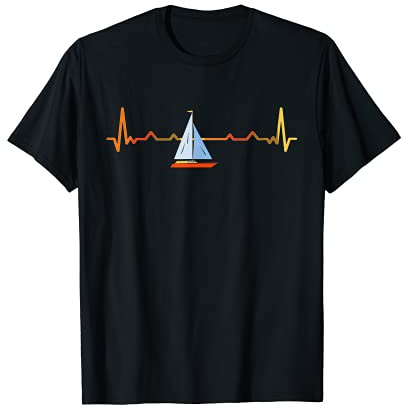 Segeln Segler Skipper Crew Segelboot Boot Wassersport T-Shirt