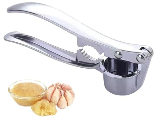 Trituradora De Ajo - Prensador Manual Ligero De Ajo, Exprimidor Manual De Jengibre | Picadora De Prensa De Ajo De Mano Con Diseño Apto Para Lavavajillas, Picadora De Prensa De Ajo Para Cocina Casera