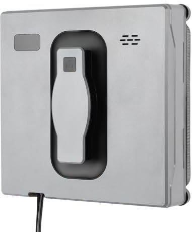 HuKaiL Robot per la pulizia delle finestre, intelligente Dual Spray per finestre con 3 modalità di percorso (Z/N, Z, N) serbatoio dell'acqua da 50 ml, Windows Cleaner Robot con telecomando e controllo