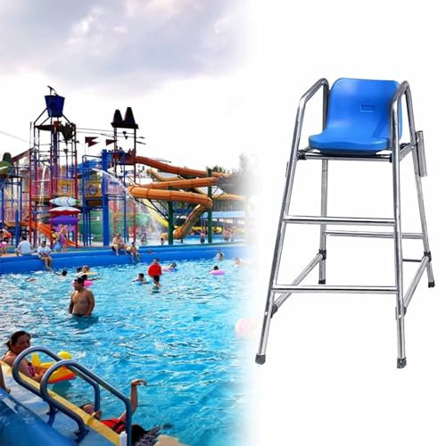 Générique Chaises de Sauveteur Hautes, chaises de Sauveteur Hautes et antirouille pour Piscine, Chaise d'observation Amovible pour Adultes et Enfants, Chaise d'observation autoportante et Robuste