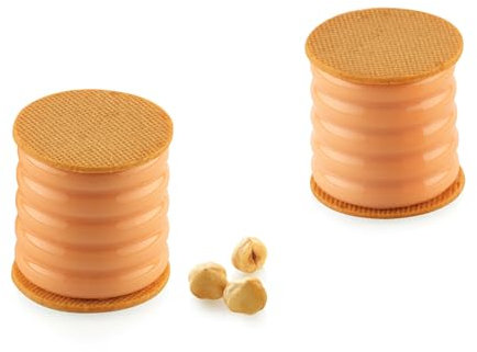 Silikomart Sweet Layers - Molde de silicona para porción individual con cortador especial para pastelería