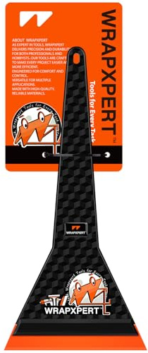 WRAPXPERT Window Tint Squeegee – Car Window Tint Kit 30cm Long Handle Rubber Scraper Tool for Windscreen & Rear Window, Deep Reach Vehicle Tinting Tools