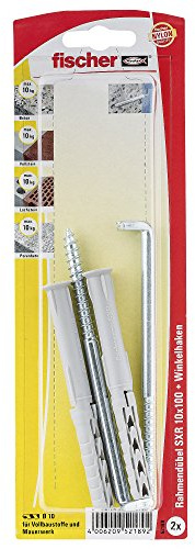 Fischer Rahmendübel SXR 10 x 100 WH K SB-Karte, 2 x Winkelhaken WH 7 x 125, 052189