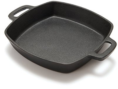 GrillPro 91658 Gusseisen-Vierkantpfanne