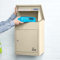 Smart Parcel Box - Caja de paquetería mediana Beige con acceso frontal