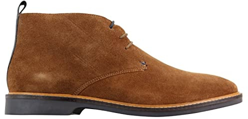 Cavani Bottines chukka du désert vintage à lacets classiques en daim beige pour hommes 11