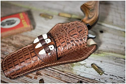 REMEK Mittelalterliches Vintage Pistolenhalfter, PU-Leder Verdeckter Verdecktes Holster Vintage Piraten Western Cowboy Pistole Pistolenhalfter Renaissance Halloween