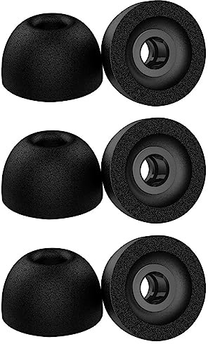 3Paar Galaxy Buds2 Pro Ohrstöpsel Replacement,Ultra Comfort Galaxy Buds2 Pro Kopfhörer Ohrstöpsel Satz,Memory Foam Kopfhörer Ear Buds Zubehör kompatibel mit Samsung Galaxy Buds 2 Pro