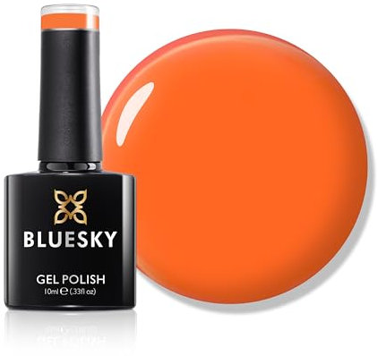 Bluesky Gel Nail Polish 10ml, Re-Member - AW2308, Orange Soak-Off Gel Polish for 21 Day Manicure, Professional, Salon & Home Use, Requires Curing Under UV/LED Lamp