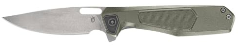 Gerber Taschenklappmesser mit Taschenclip, Minisada, Klingenlänge: 7,9 cm | Grün, Rostfreier D2 Stahl, 1067522
