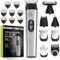 Brightup Beard Trimmer Men, Hair Clippers, 4 Hours of Cordless Use, Stainless Steel Metal Body, Grooming Kits for Head, Mustache, Face, Nose, Ear, Ball, Body Hair, Waterproof, LED Display