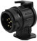 FSWWSF Adaptador de enchufe de remolque de 12 V, enganche de remolque de 13 a 7 polos para caravana, coche, camión, adaptador