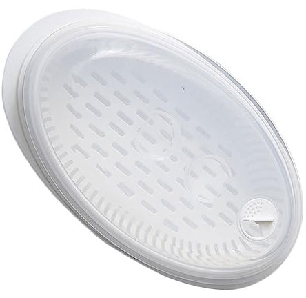 SHOWERORO 1stück Lebensmittelechter Pp Dampfgarer Mit Deckel Für Mikrowelle Großer Fisch Und Dim Sum Dampfbehälter Für Gemüse Reis Und Teigtaschen