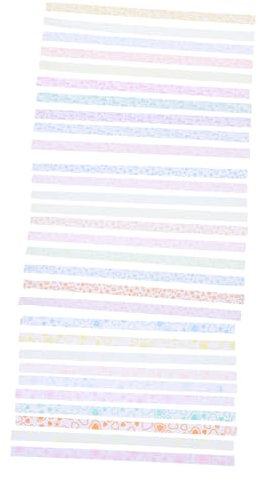 NUOBESTY 630blätter Dekorative Stern-papierstreifen Leuchtendes Papier-bastelzubehör Zum Selbermachen