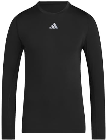 adidas Herren Techfit Longsleeve Men Shirt, Black, L