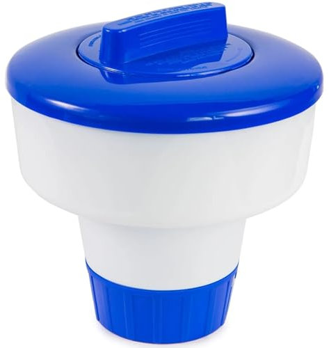 Kit Pulizia Piscina Kit per La Manutenzione delle Contenitori galleggianti per pillole per piscine per prodotti chimici per la pulizia delle piscine Sterilizzatore galleggiante per la pulizia delle pi