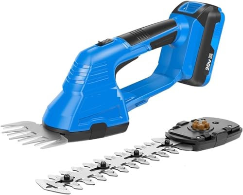 Cortadoras de césped, cortacéspedes, cortacésped inalámbrico 2 en 1, cortasetos de 20 V, podadora de batería, herramientas de jardín, tijeras, cortacésped, cortacésped, herramienta para césped/juego