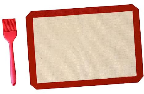 Mobestech Silicone Bake Liner Heat Resistant Mat Kitchen Macaron Baking Mat Marks