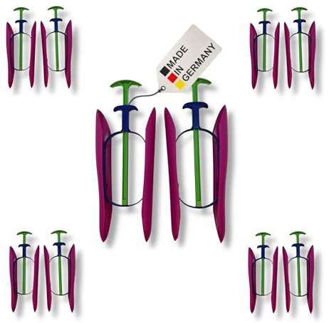 DELFA Stiefelformer 5 Paar - mit innovativem Sensomatic Federelement - Stiefelspanner - Länge 35 cm - Schaftformer