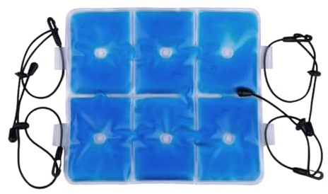 Compressa Gel | Dispositivo Refrigerante per Zaini - Supporti Rinfrescanti Regolabili per Sport Casa Viaggio Pendolari Picnic Caldo