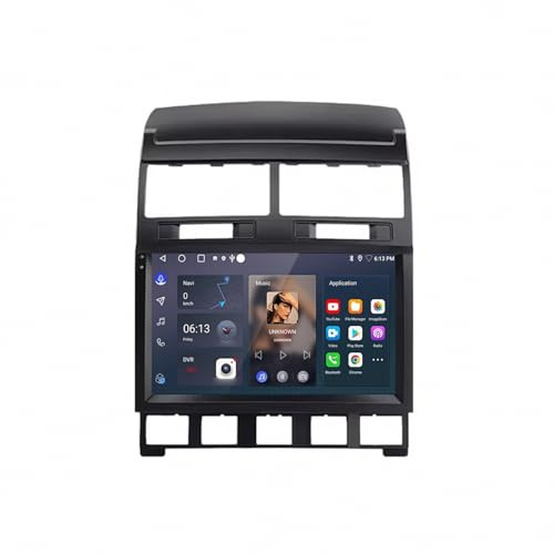 Carplay-Skärm för Volkswagen Touareg 2002-2010 Röststyrning, Gps-Navigering, Med Kamera, Dashcam, Wifi, Bluetooth Bilradio Stereo Gps Navi, 8 Kärna 8G＋256G