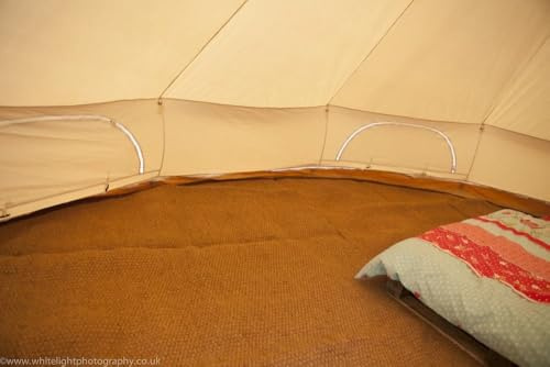 Bell Tent Boutique Anjengo 4m Full Moon Floor Rug Bell Tent Coir Mats