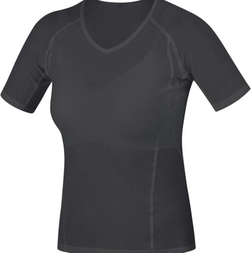 GORE WEAR M Maglia intima a maniche corte da donna, 40, Nero