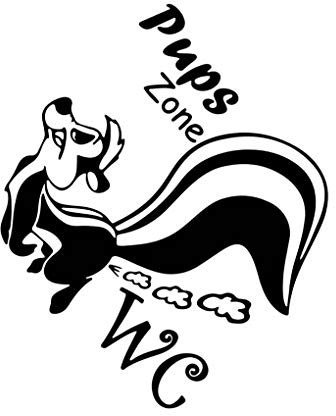 Beaums Pups Zone Wandsticker WC Badezimmer WC Zimmer-Cartoon-Tier-Eichhörnchen Abziehbilder Removable Hauptdekoration Türtapete