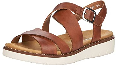 Remonte D2060, Damen Slingback Sandalen, Braun (Muskat 24), 37 EU (4 UK)