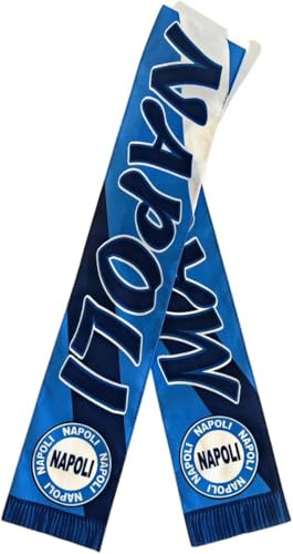 NARAMAKI Collier Napoli 89 x 8 cmc Magico Napoli Poignini - Bandeau Cheveux - Accessoires Football Napoli, bleu ciel, 89 x 8 cm