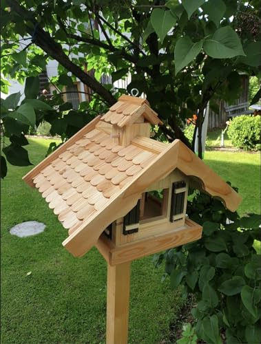 Vogelhaus Almhütte Vogelhaus Futtersilo Futterhaus Vogelfutter Vogelvilla Vogel A1