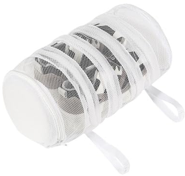 Wäschenetz Schuhe Schuhsack Waschmaschine Grosse Kapazität Wiederverwendbar Wäschesack für Laufschuhe, Segeltuchschuhe, Socken (Weiß,40 * 19 * 19cm)