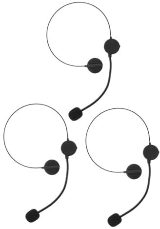 ifundom 3pezzi Microfono Auricolare Giocattolo Accessorio Per Costume Per Travestimenti e Feste Tema Come Halloween Fattura e Realismo